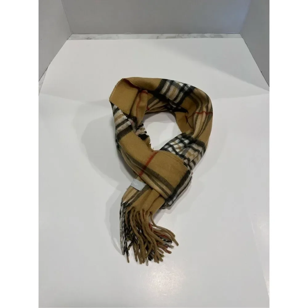Maddison Unisex Scarf Disigns Plaid Size Adult Soft Made in Germany Beige Black